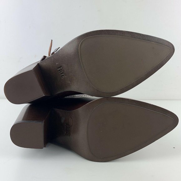 Frye Boots Womens Faye Concho Short Mahogany - Picture 9 of 9